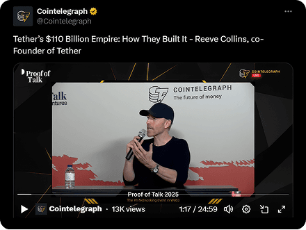 A livestreamed Proof of Talk Paris interview on stablecoins