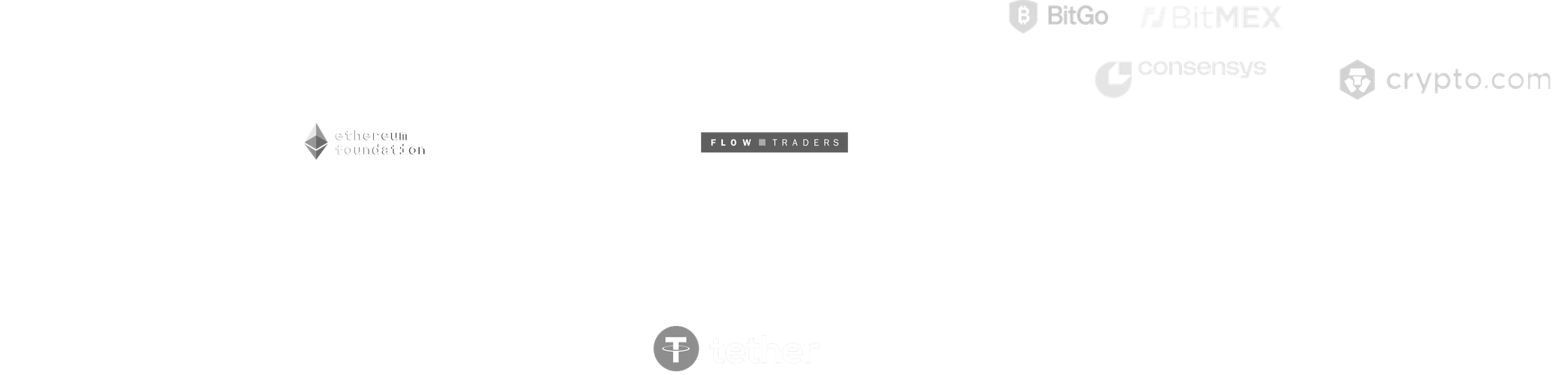 Leading companies whose leaders have spoken at Proof of Talk, including Coinbase, Binance, Ripple, Chainlink, Ledger, Kraken, Polkadot, Polygon, Tether, Uniswap, Aave, Consensys, Fireblocks, Stellar and the Ethereum Foundation.