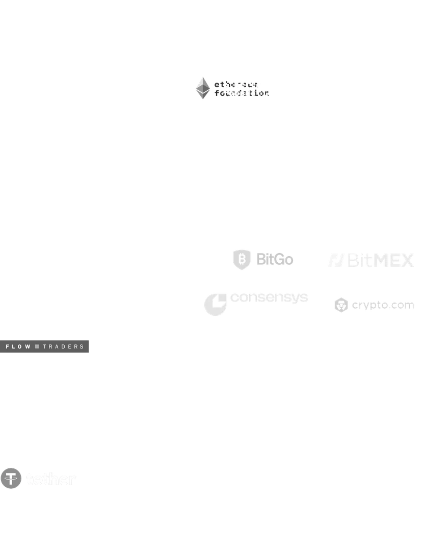 Digital asset companies whose leaders have spoken at Proof of Talk, including Coinbase, Binance, Ripple, Chainlink, Ledger, Kraken, Polkadot, Polygon, Tether, Uniswap, Aave, Consensys, Fireblocks, Stellar and the Ethereum Foundation.