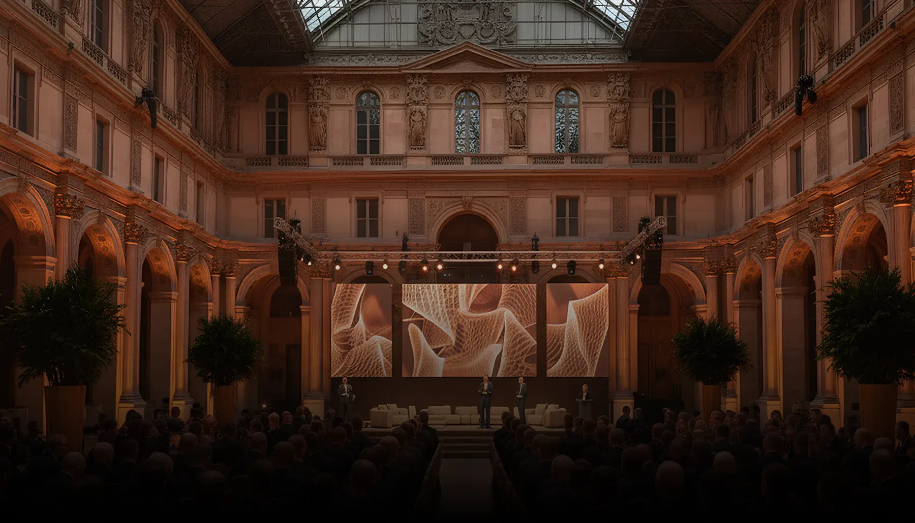 Proof of Talk at the Louvre Palace