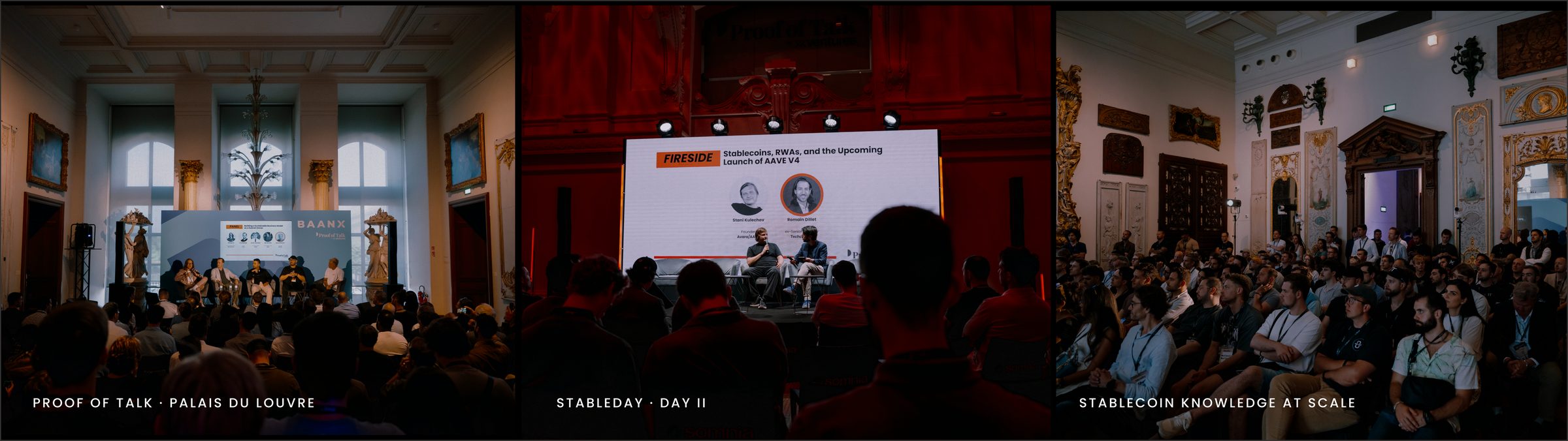 Proof of Talk at the Palais du Louvre, StableDay Day II, Stablecoin Knowledge at Scale