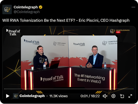 Live interview at Proof of Talk event