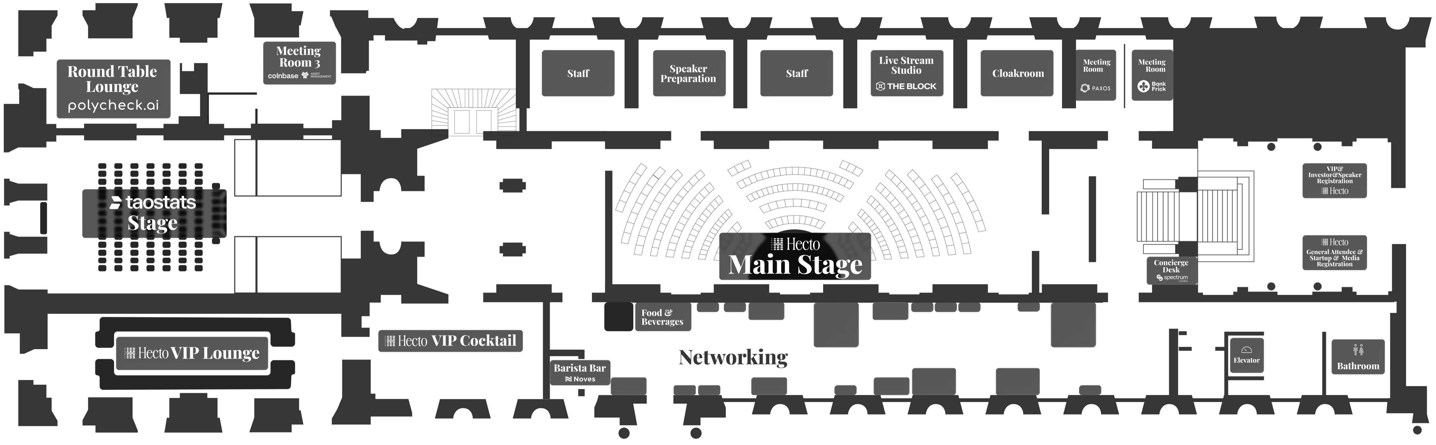 Ground floor plan — Louvre Palace, Proof of Talk 2026