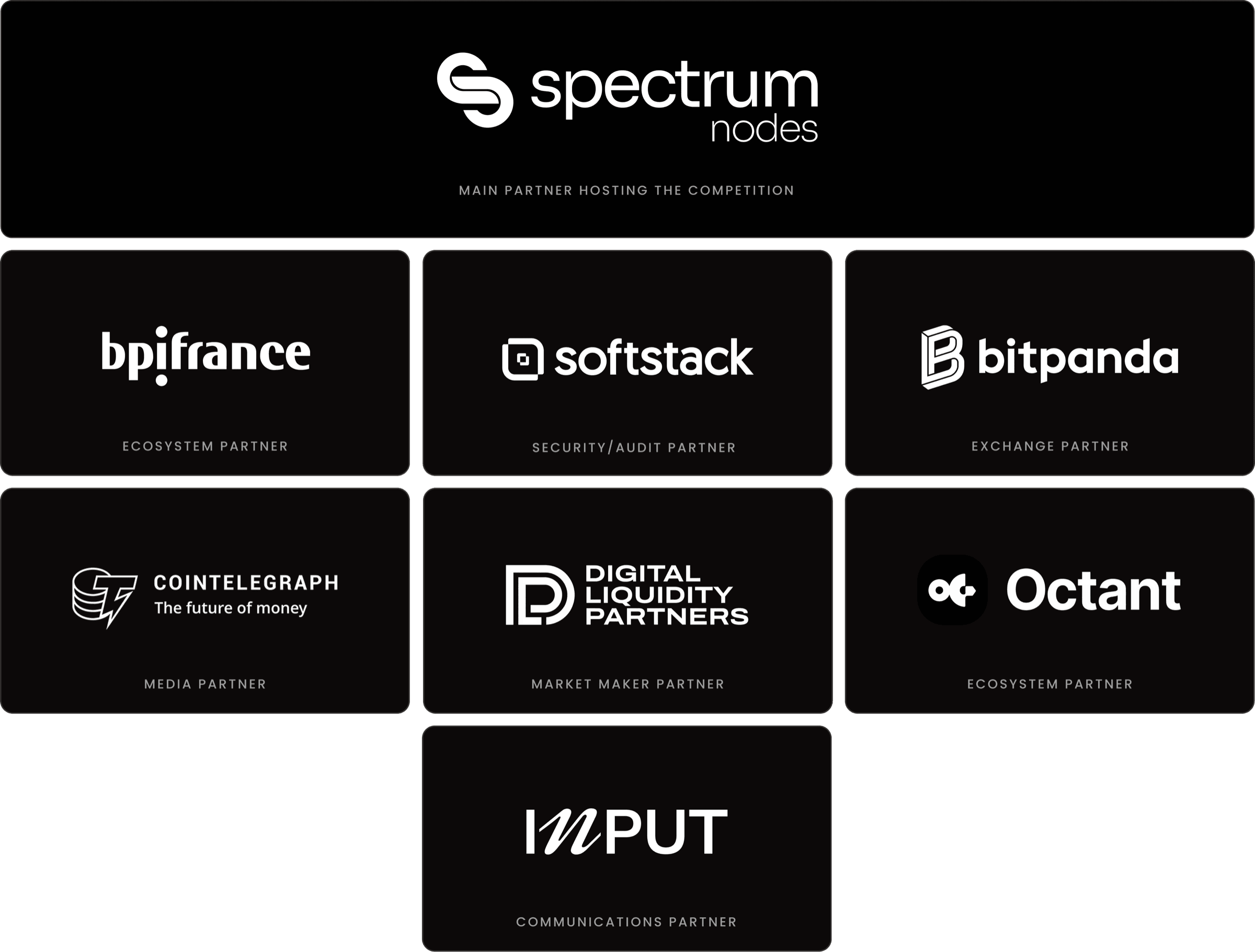 Proof of Pitch partners and ecosystem including Octant